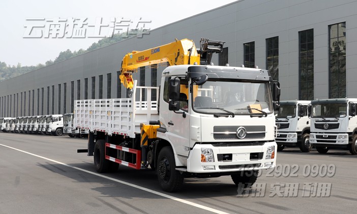 徐工10噸隨車吊,隨車吊改裝廠家,四節(jié)臂直臂吊,東風(fēng)底盤隨車吊,SQ10SK3Q隨車起重運輸車,10噸四節(jié)臂吊機