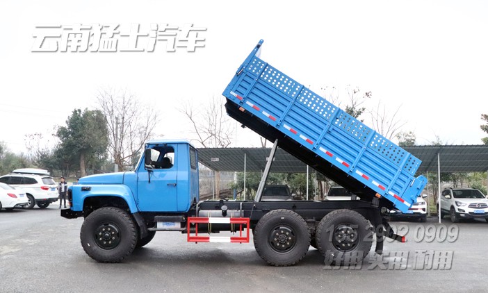 EQ2100自卸汽車,5噸尖頭自卸車,東風藍自卸車,出口車專供,六驅自卸車,6*6公路運輸車