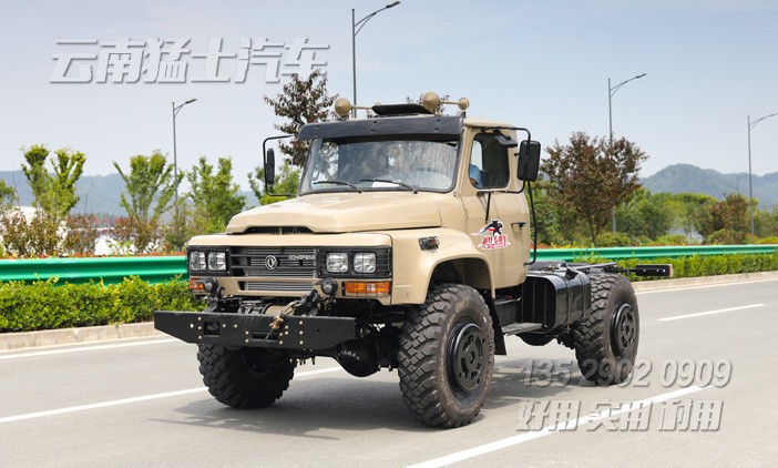 4x4長頭底盤,東風240駕駛室,底盤定制,出口底盤,越野專用車底盤,前置絞盤