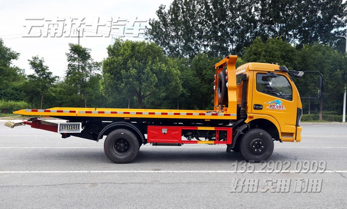 3噸清障車,一拖二清障車,轎車拖運(yùn),故障車清理,應(yīng)急搶修車,半落地直板清障車,救援車廠家