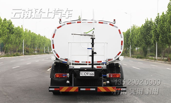 12方灑水車(chē),道路清洗車(chē),丙酮水溶液車(chē),高壓水槍車(chē),4x2綠化噴灑車(chē),前噴后灑,泵進(jìn)泵出