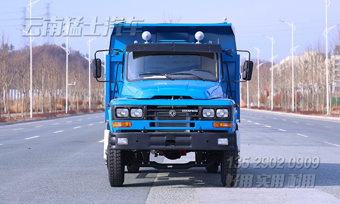 東風尖頭自卸,小排量翻斗車